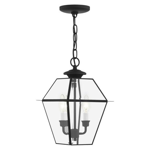 Livex Lighting Westover 2 - Light Pendant in  Black