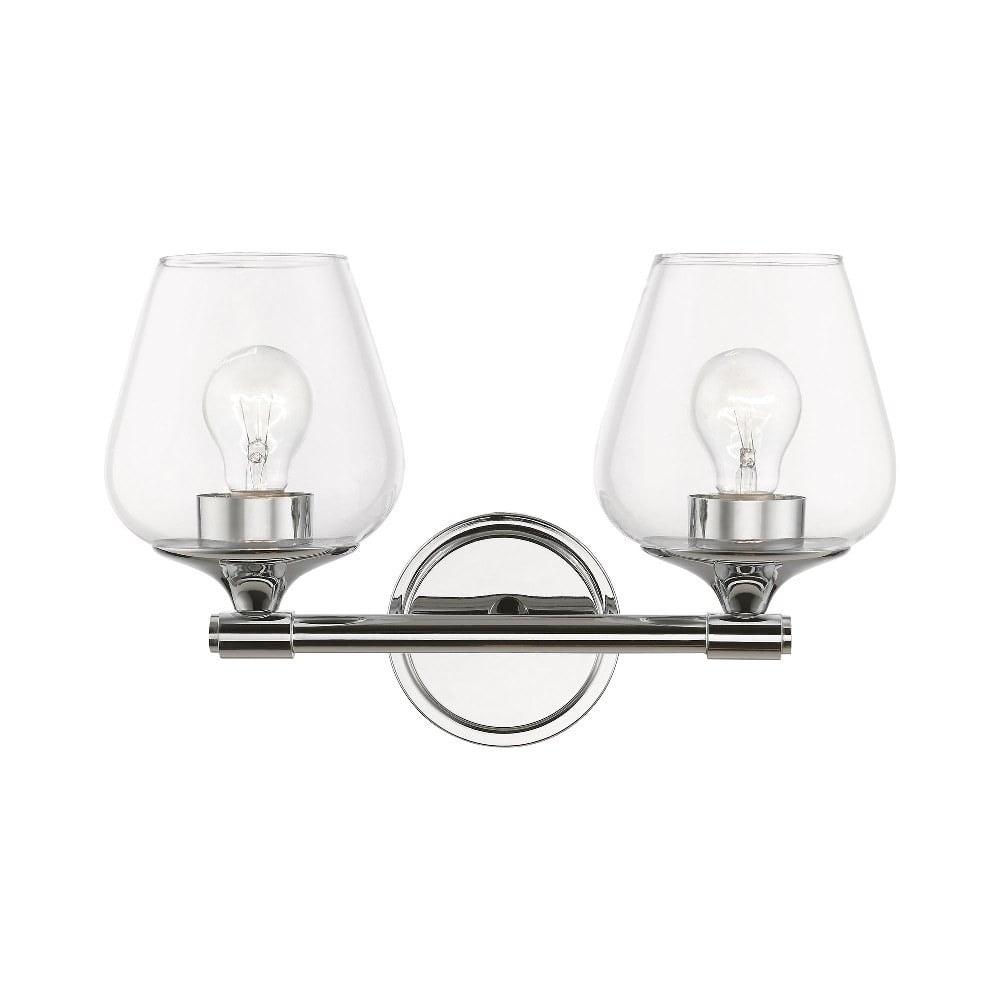 Livex Lighting Willow 2 - Light Vanity in  Polished Chrome