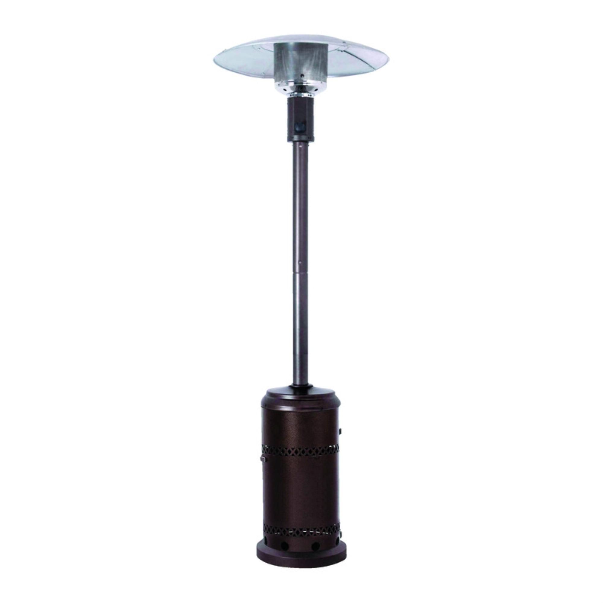 Bronze Freestanding Propane Steel Patio Heater with Adjustable Heat Control