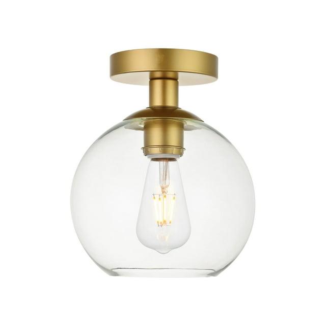 Childerley Single Light Glass Semi Flush Mount