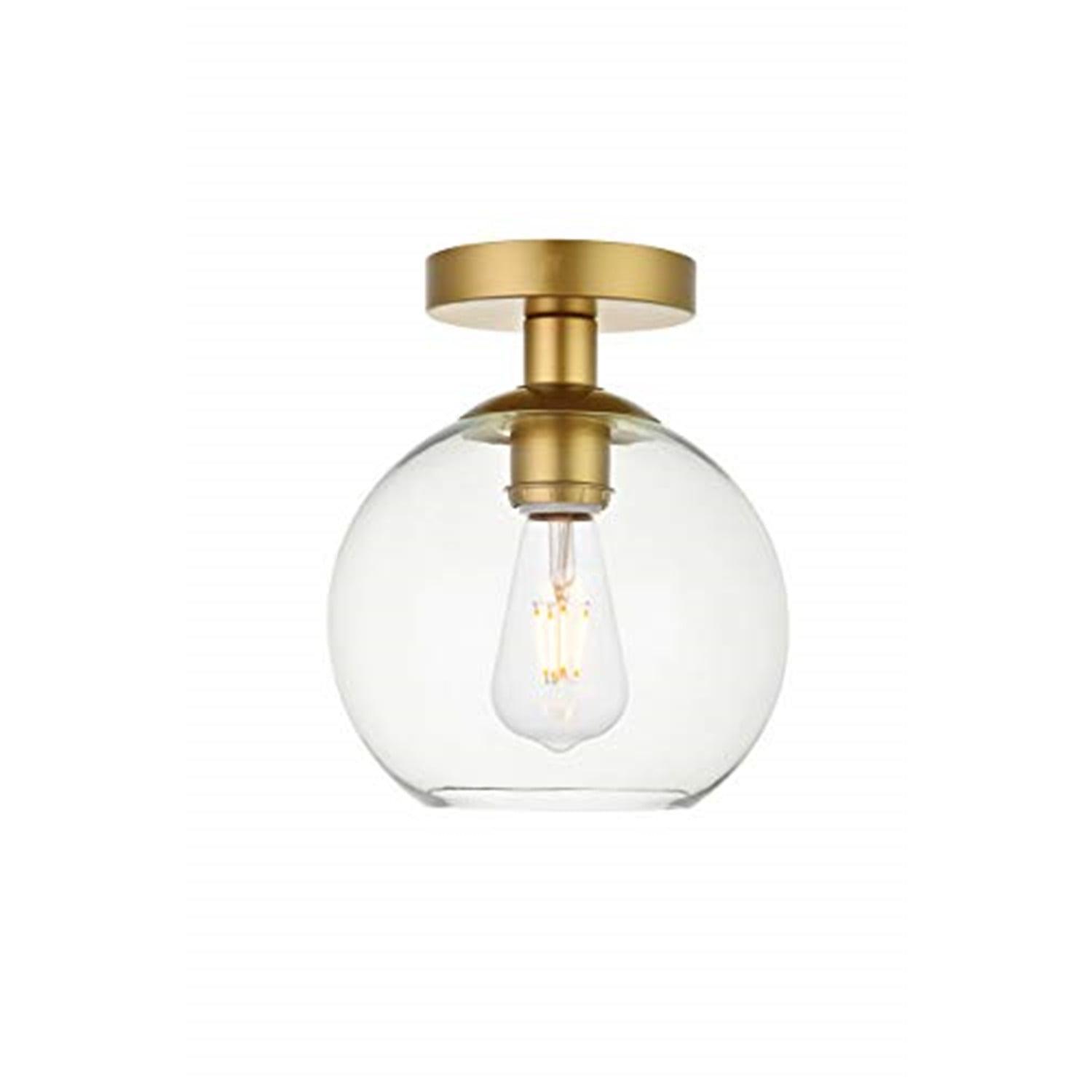 Childerley Single Light Glass Semi Flush Mount