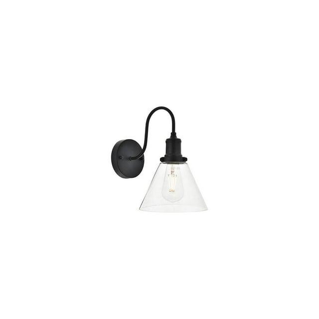 Elegant Lighting Histoire 1 light black Wall Sconce