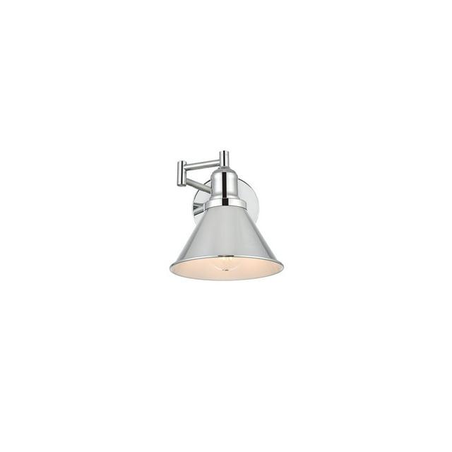 Elegant Lighting Judson 1 light Chrome swing arm wall sconce