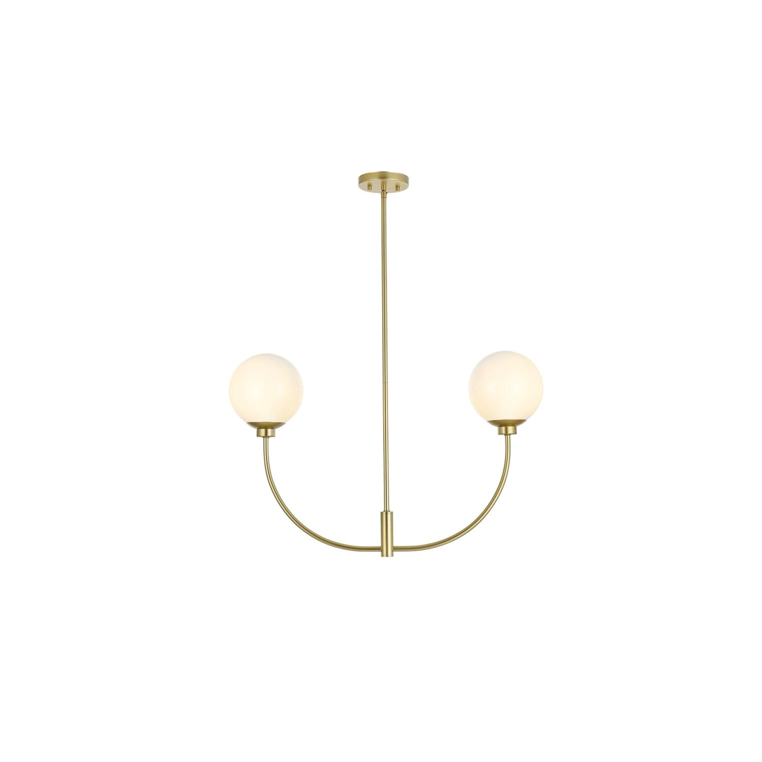 Elegant Lighting Nyomi 36-Inch Chrome Chandelier with Sleek Form