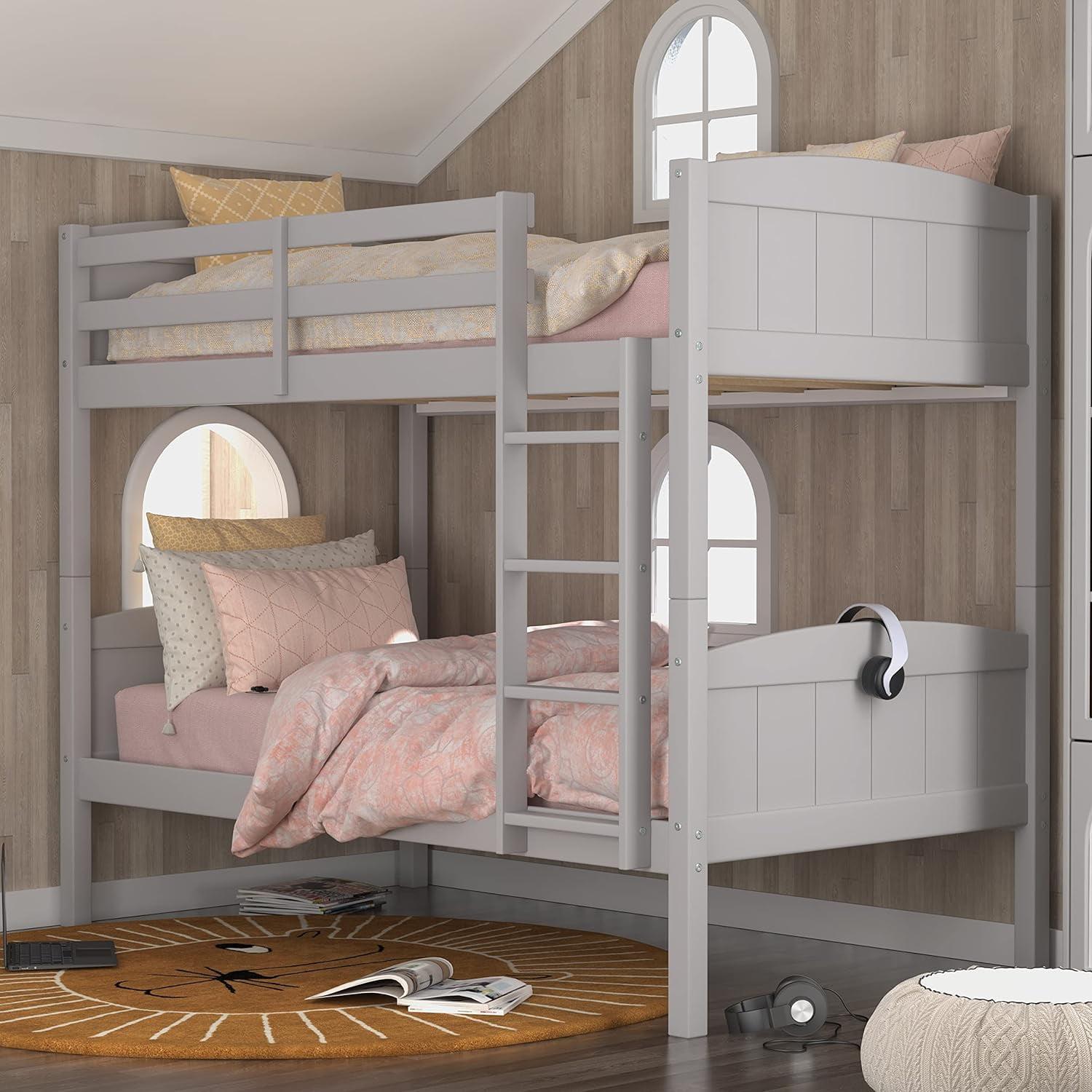 Twin Over Twin Alexis Wood Arch Bunk Bed - Hillsdale Furniture