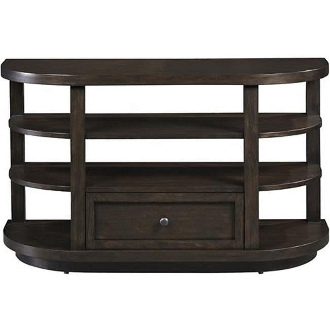 Progressive Furniture Grove Park Wood Sofa/Console Table Chocolate Brown