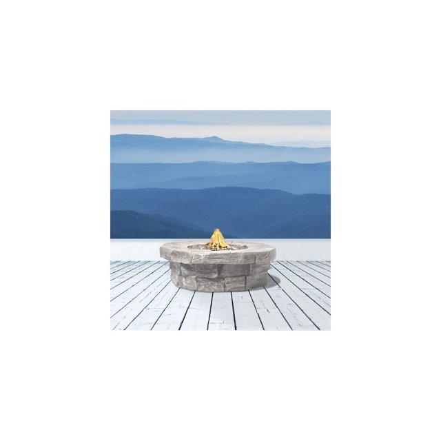 Loon Peak® Euron 12" H x 37" W Outdoor Fire Pit Table