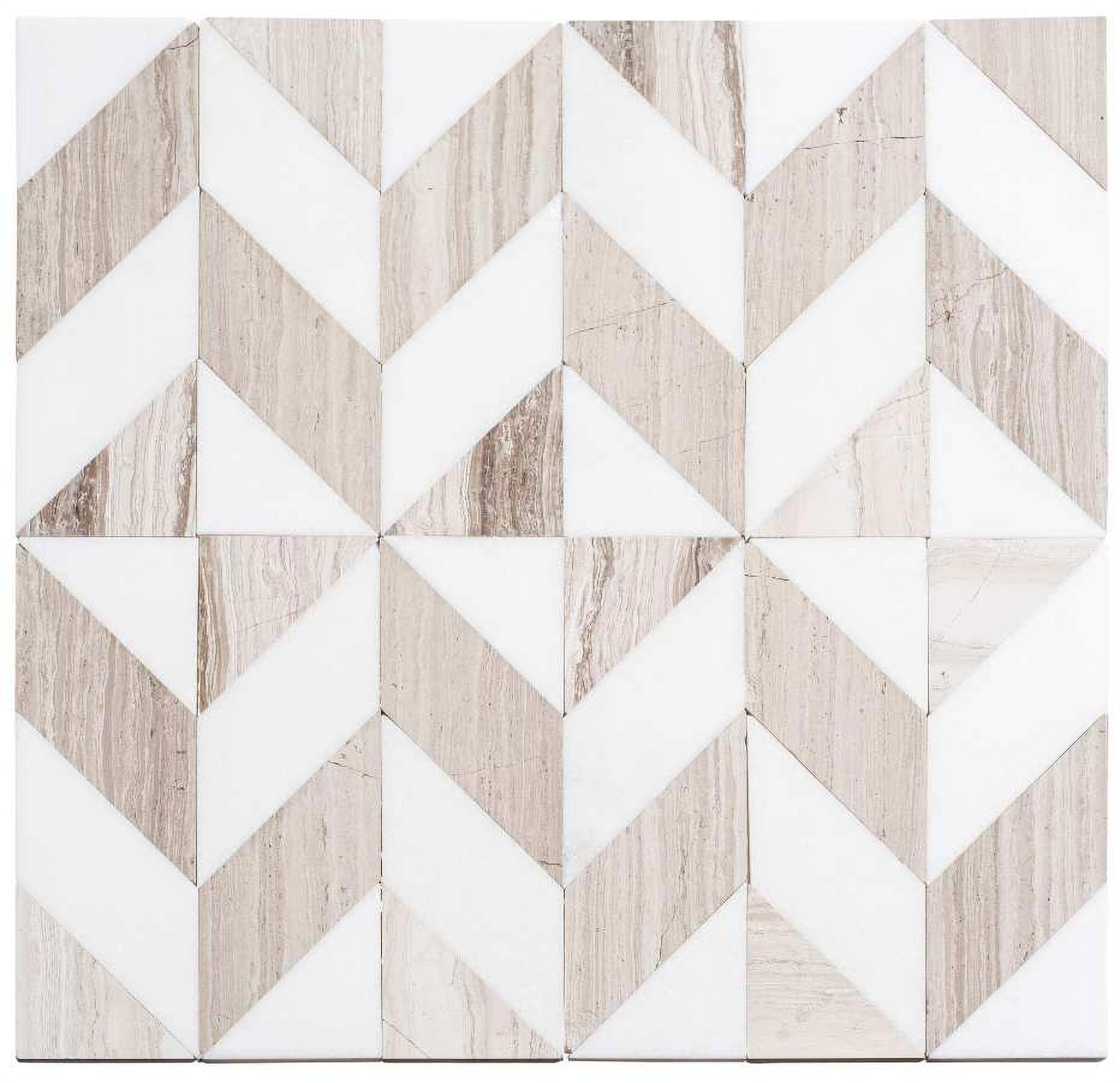 Este Natural Stone Chevron Pattern Mosaic Tile