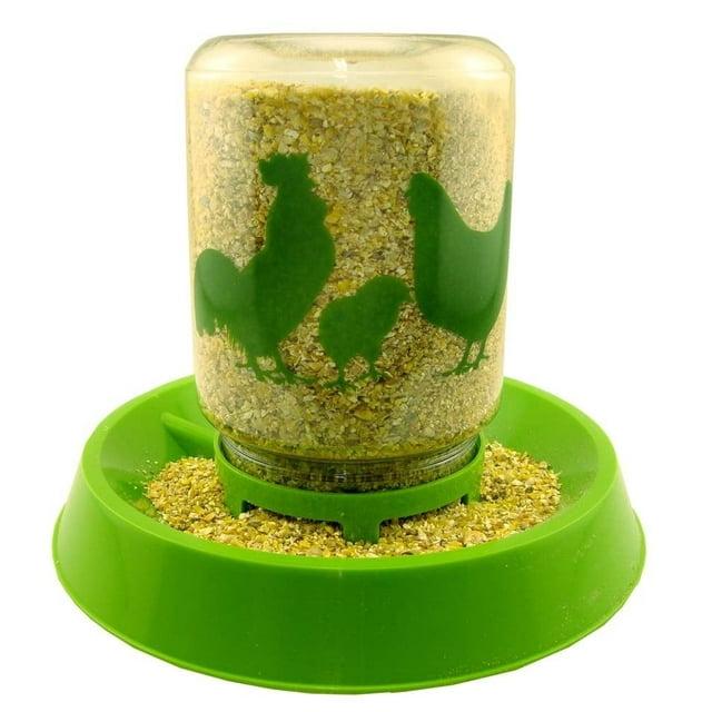 Lixit Feeder or Waterer for Chickens and Other Wildlife (64oz)