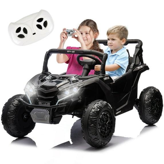 Anrli 24V 4WD Kids Electric UTV w/ Remote Control, Large Seat & 3 Speeds (Ages 3-8)
