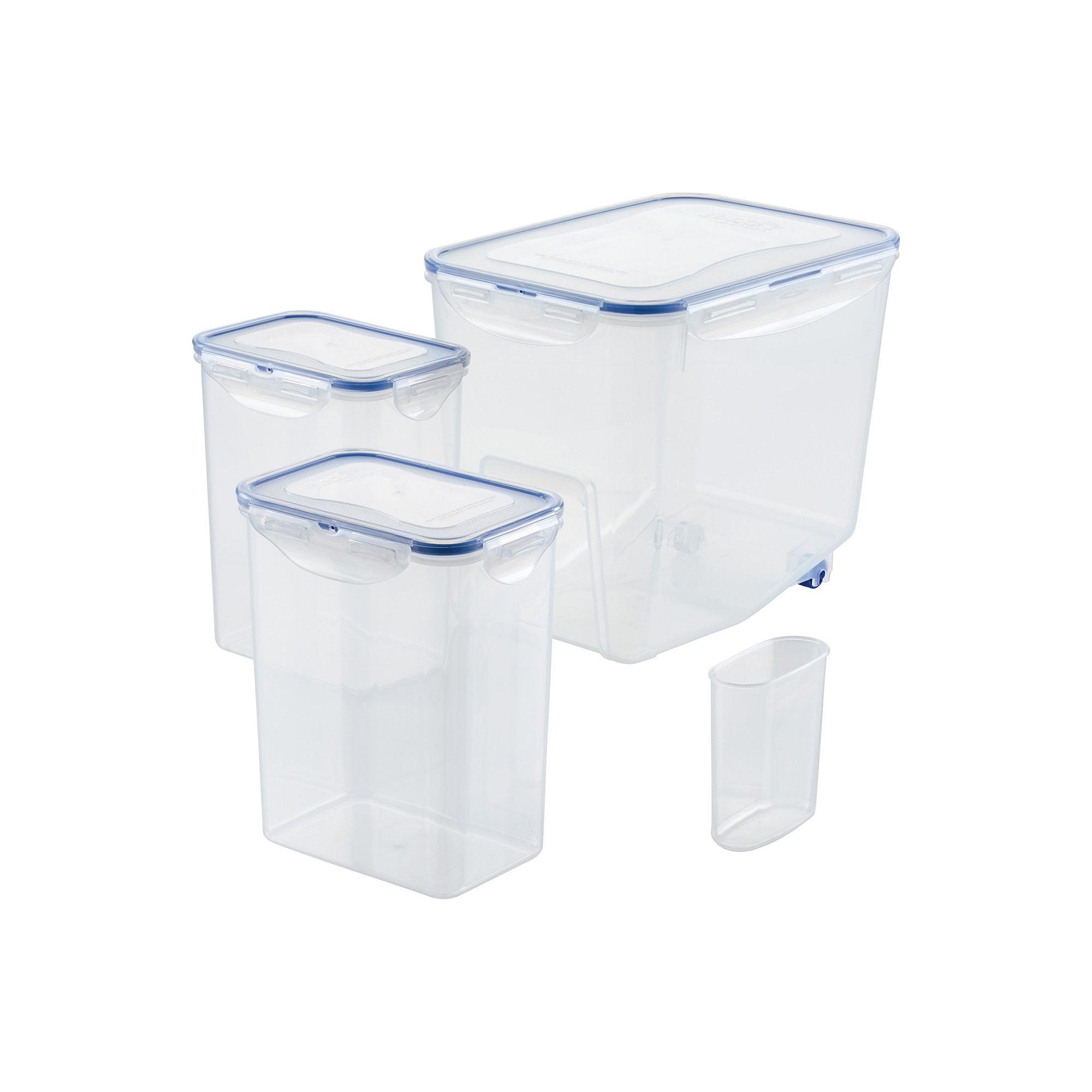 Food Storage - Set of 3 Containers and 3 Lids