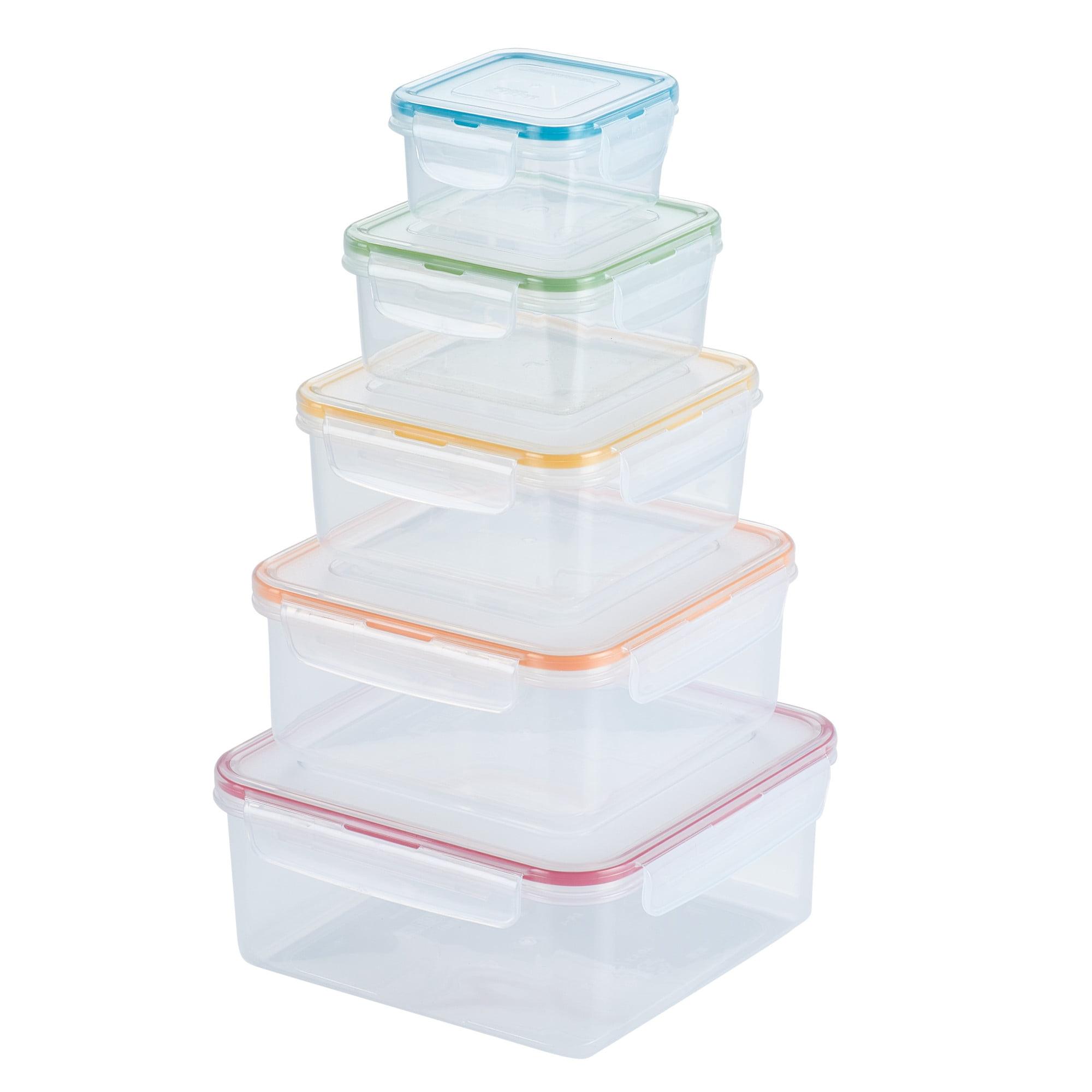 Easy Essentials 10 Piece Square Food Storage Container Set