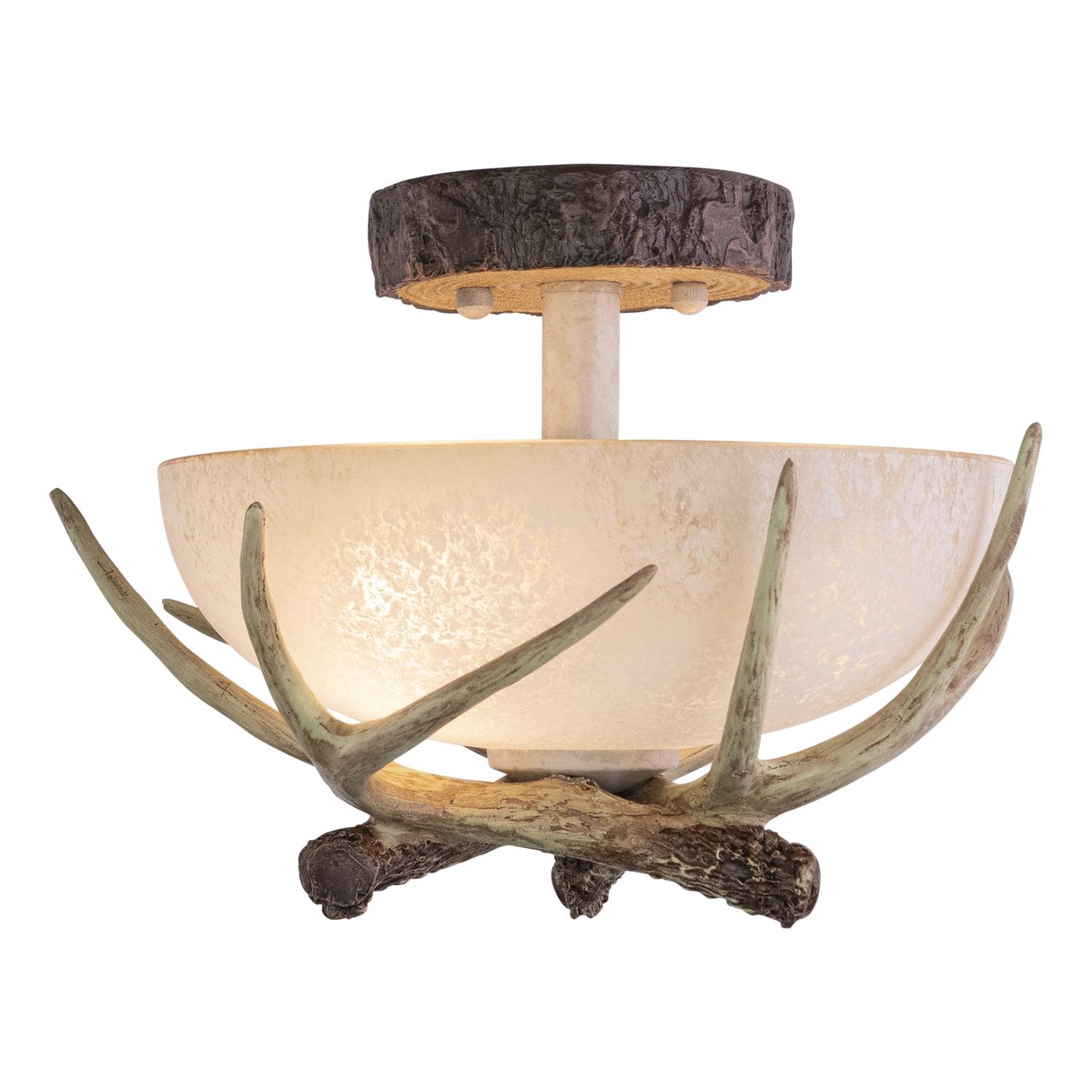 Vaxcel Lodge 2 - Light Flush Mount in  Noachian Stone