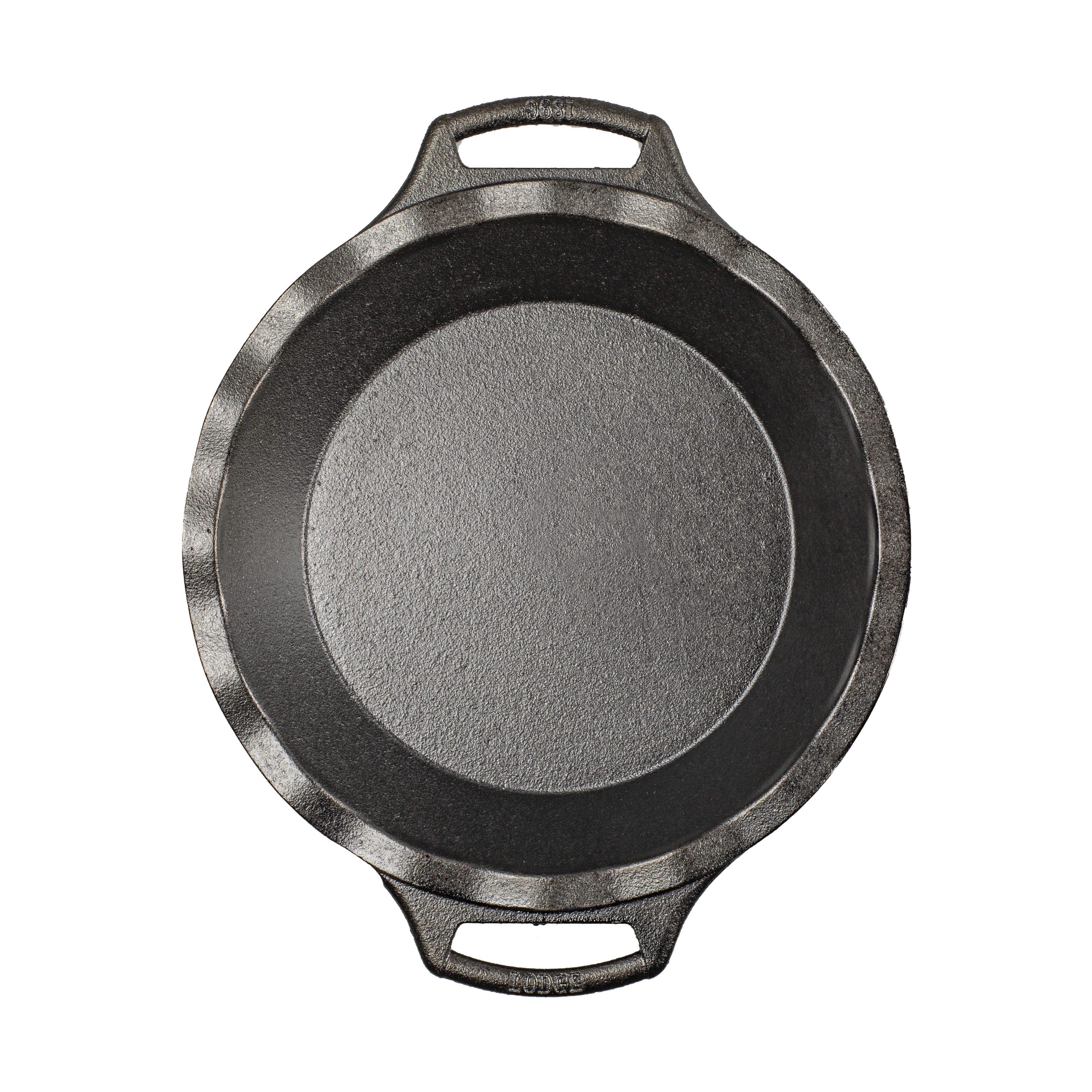 Lodge 9" Seasoned Cast Iron Pie Pan with Dual Handles