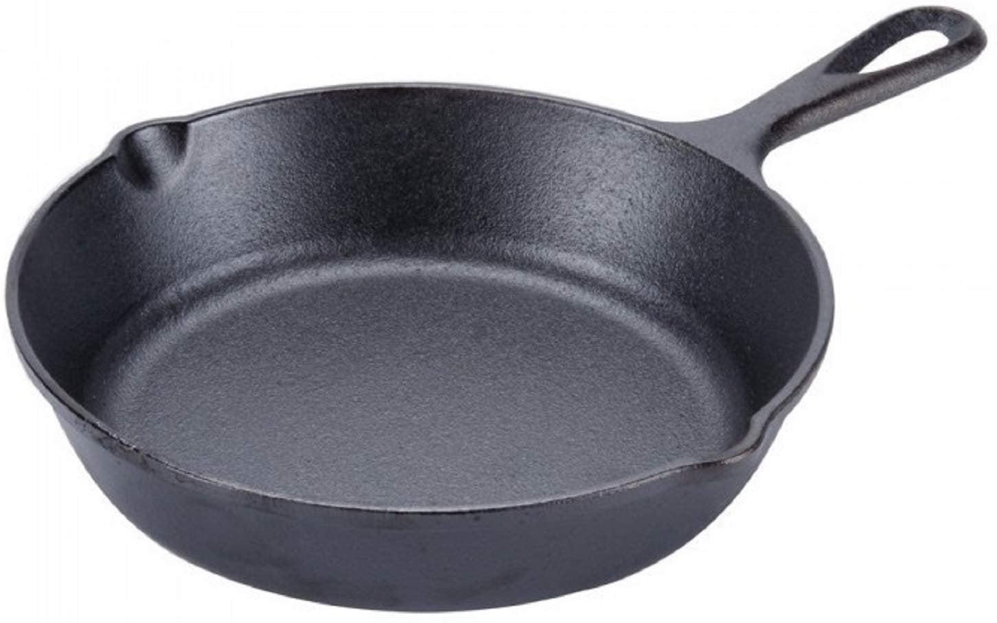 Lodge 6.5" Cast Iron Skillet: Oven & Broiler-Safe, Hand Wash, Gas & Induction Compatible, Black, 1.94 lbs