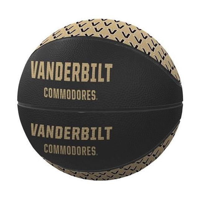Logo Brands 232-91MR-1 Vanderbilt Repeating Logo Mini-Size Rubber Basketball