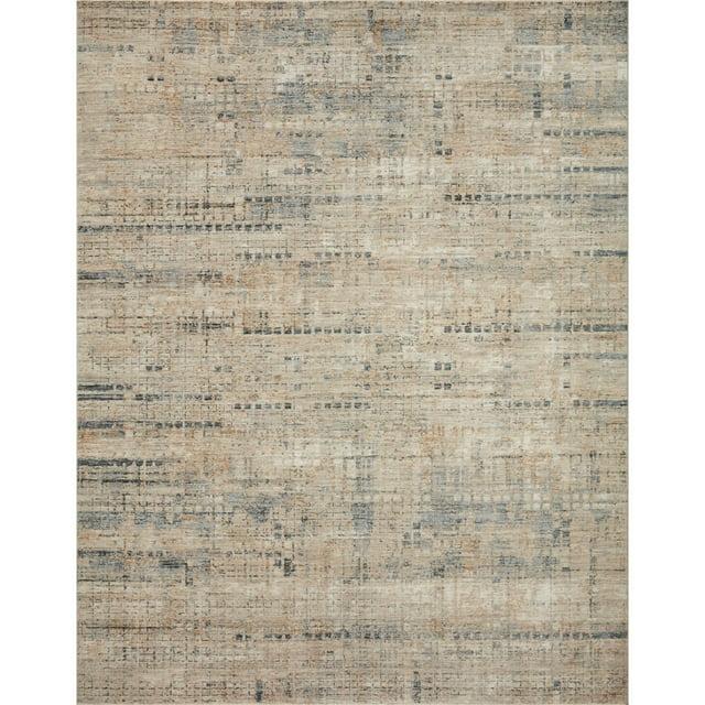 Loloi Axel Collection AXE-01 Stone / Sky, Abstract Area Rug 11'-6" x 15'-5"