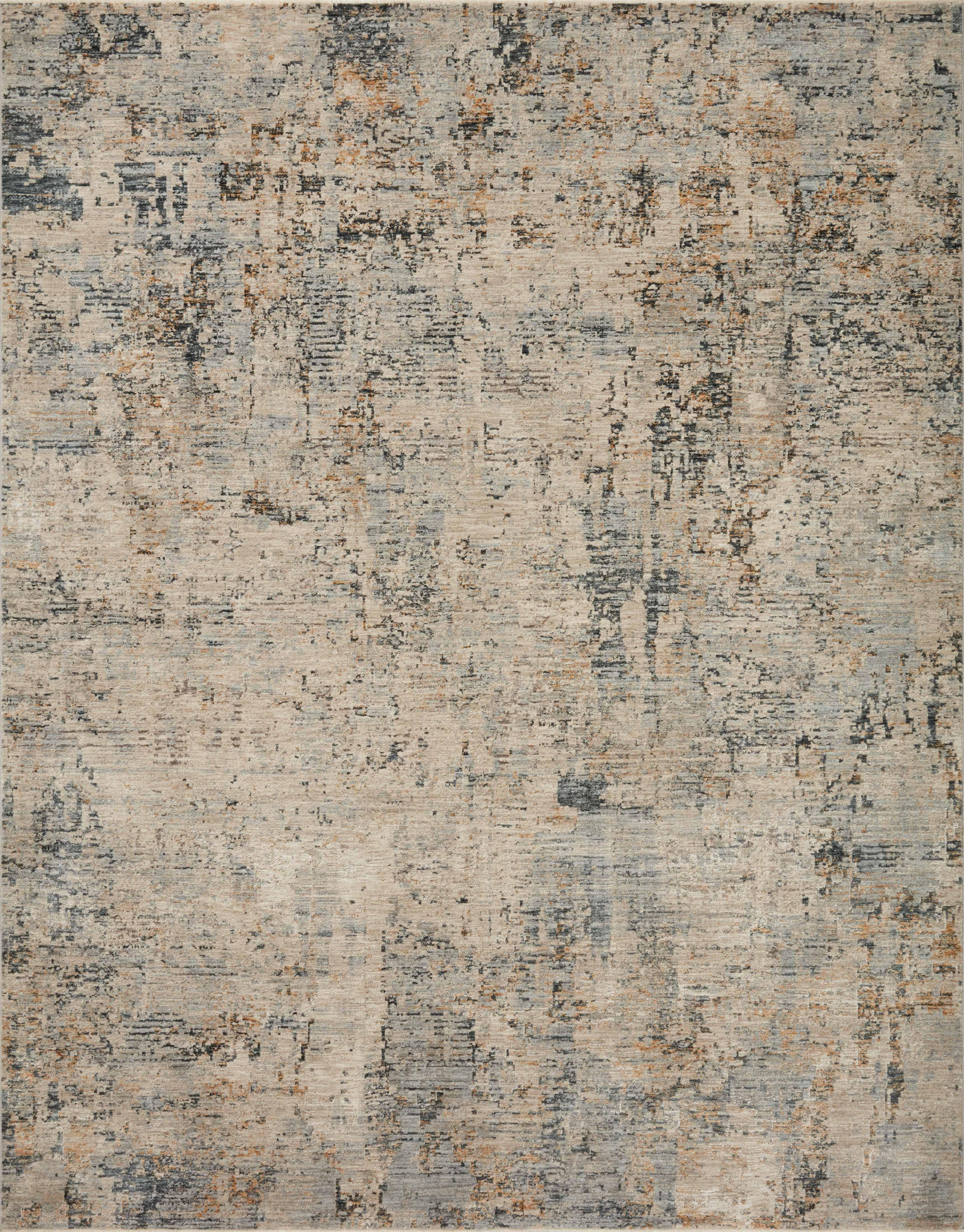 Ivory Abstract Wool-Blend 9'3" x 12'10" Area Rug