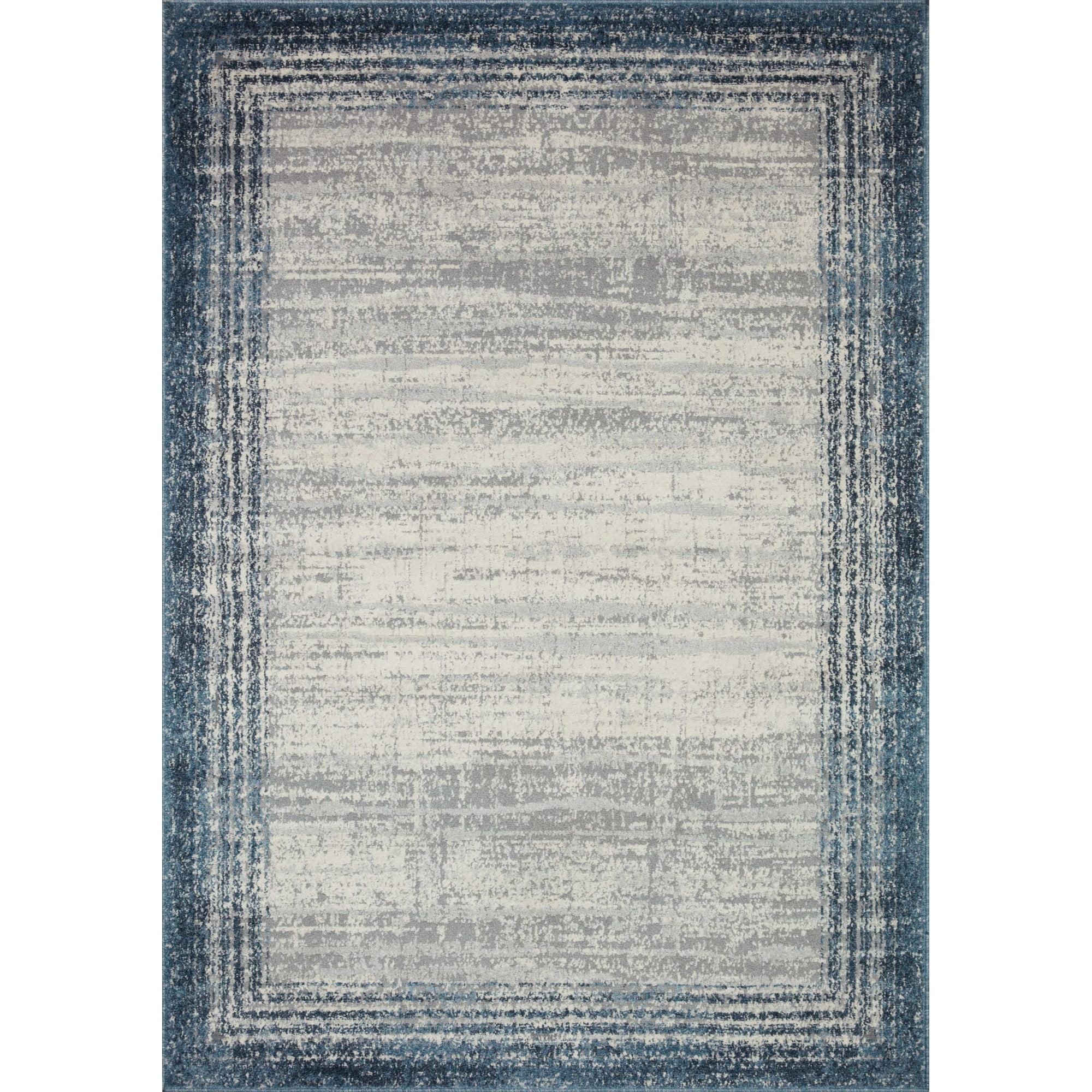 AUS-02 Pebble, Blue 6-7" x 9-2" Size Rug