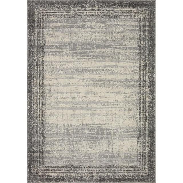 AUS-02 Pebble, Charcoal 11-2" x 15 Size Rug