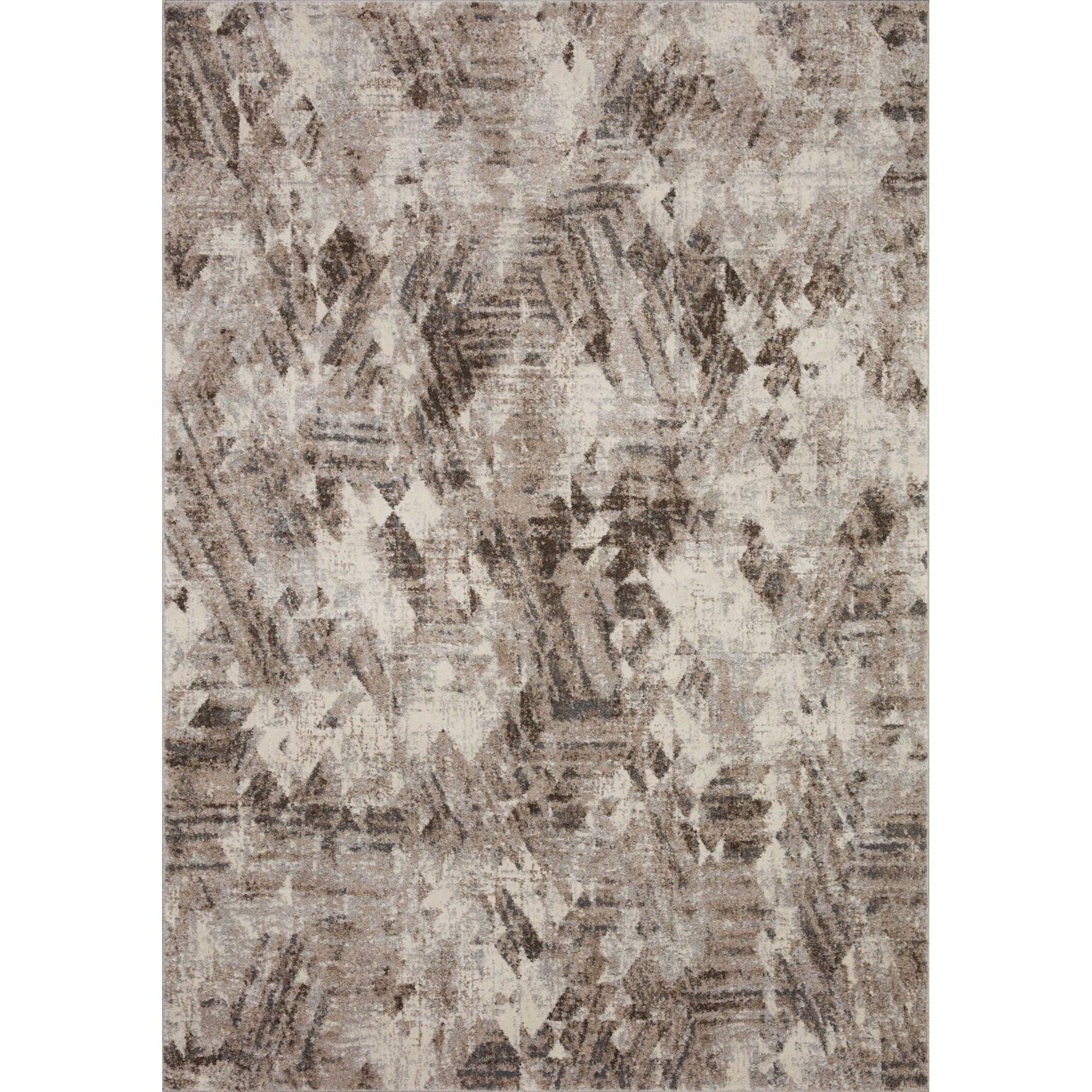 Loloi II Austen AUS-03 Abstract Natural / Mocha Area Rug 9'-3" x 13'-3"