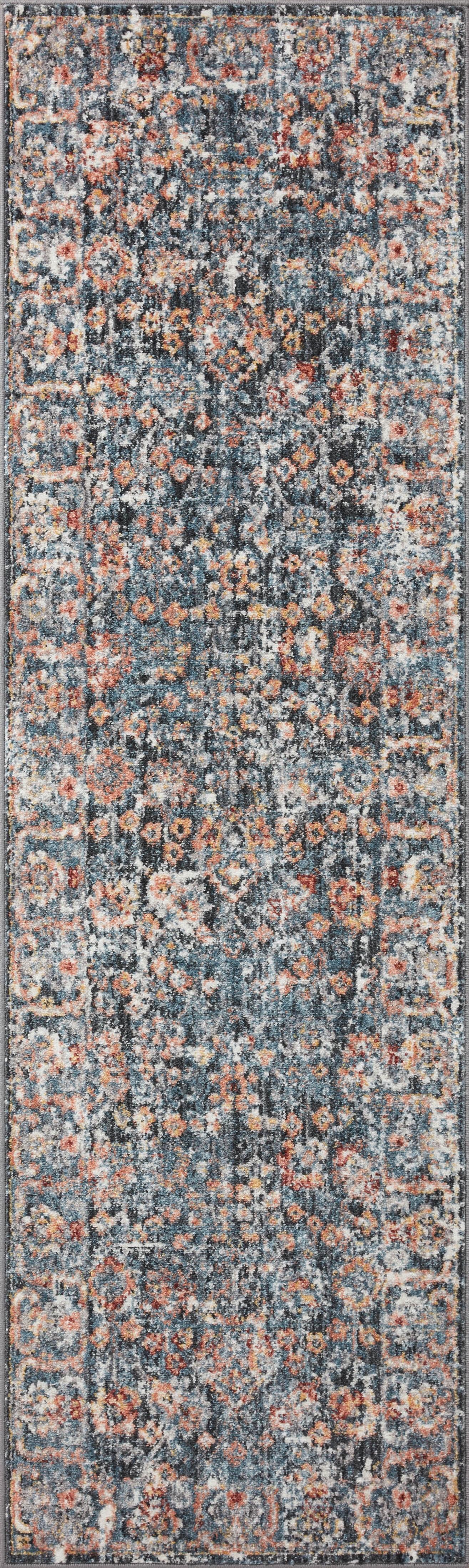 CSN-05 Blue / Multi - 2-6" x 5-9"