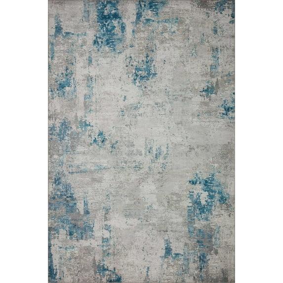 Loloi II Drift Abstract Contemporary Area Rug, Gray, 3'6" x 5'6"