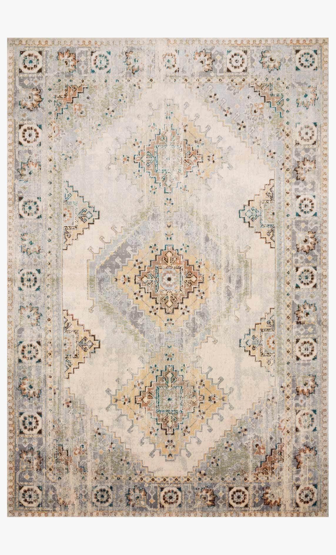 Loloi II Isadora Oriental Oatmeal / Silver Area Rug