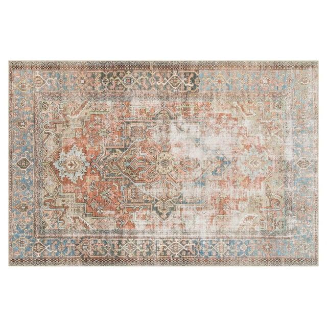 Skye Oriental Terracotta Area Rug
