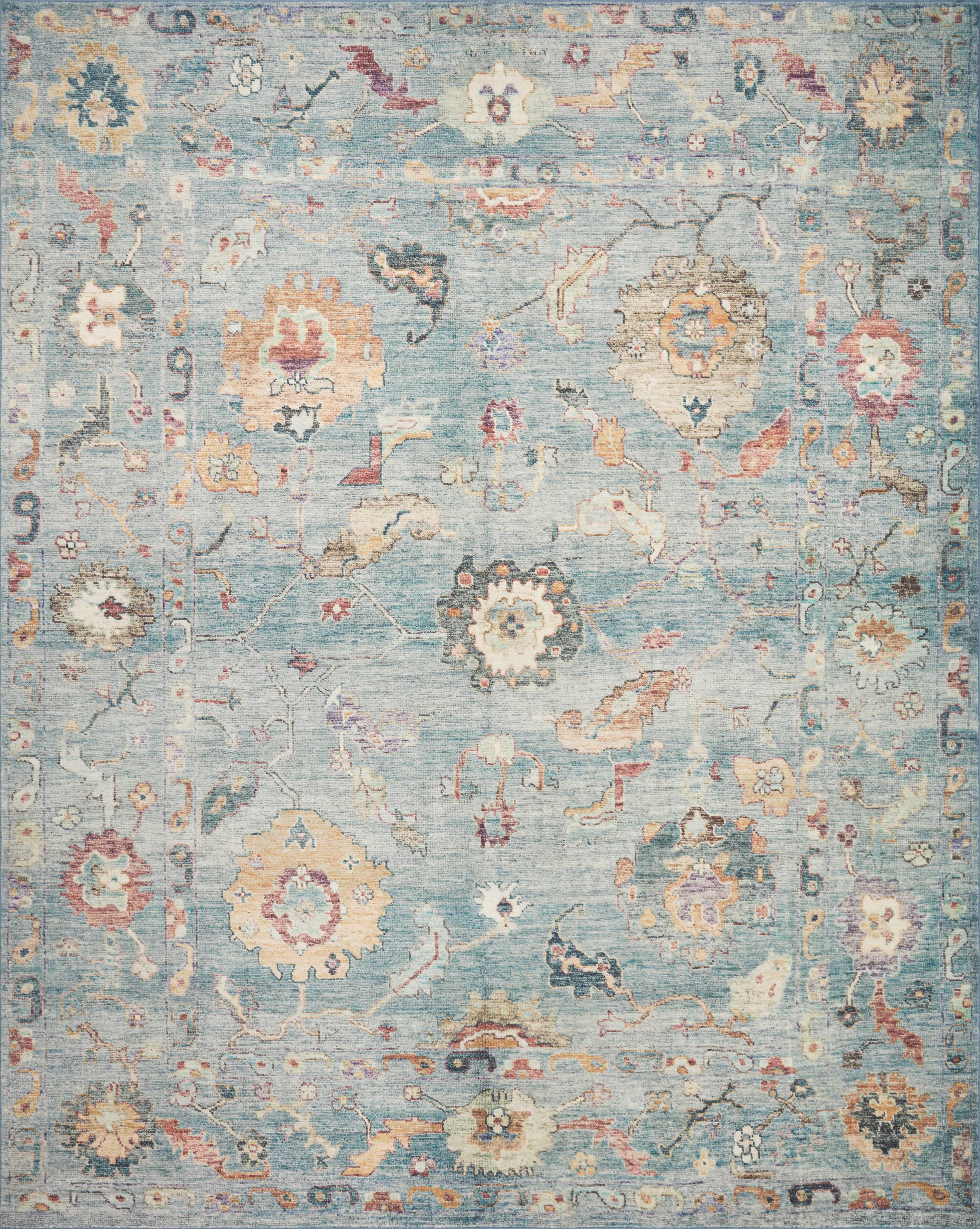 Loloi II Margot Denim / Multi 5'-0" X 7'-6" Area Rug