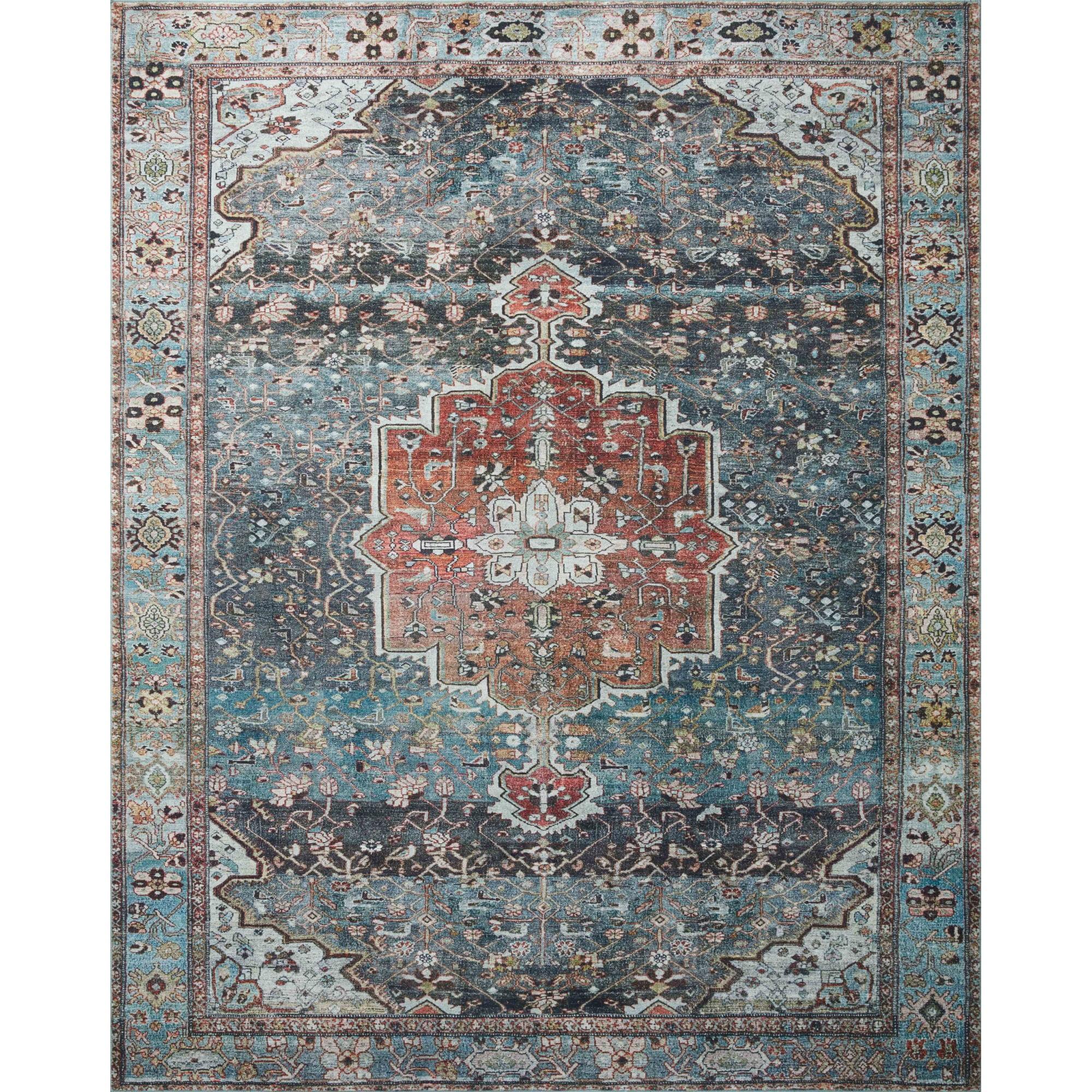Loloi II Loloi Margot Ocean/Brick Area Rug feat. CloudPile