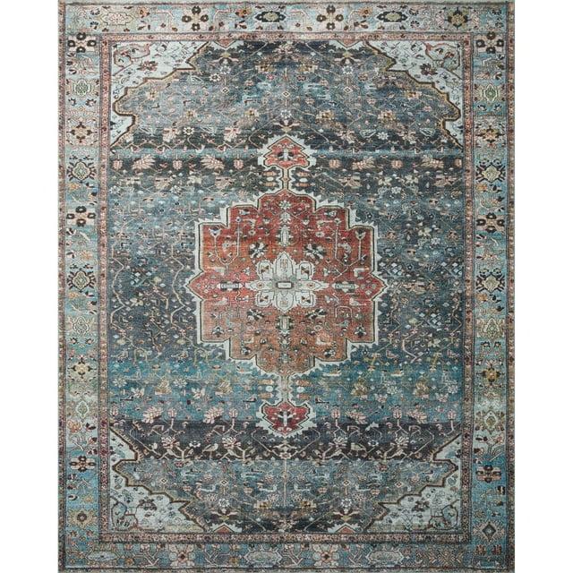 Loloi II Loloi Margot Ocean/Brick Area Rug feat. CloudPile