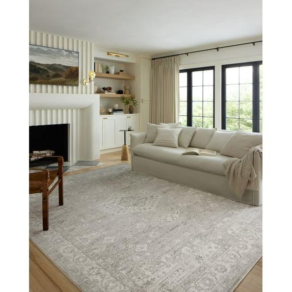 Loloi II Odette Silver / Ivory 2'-3" x 3'-10" Accent Rug