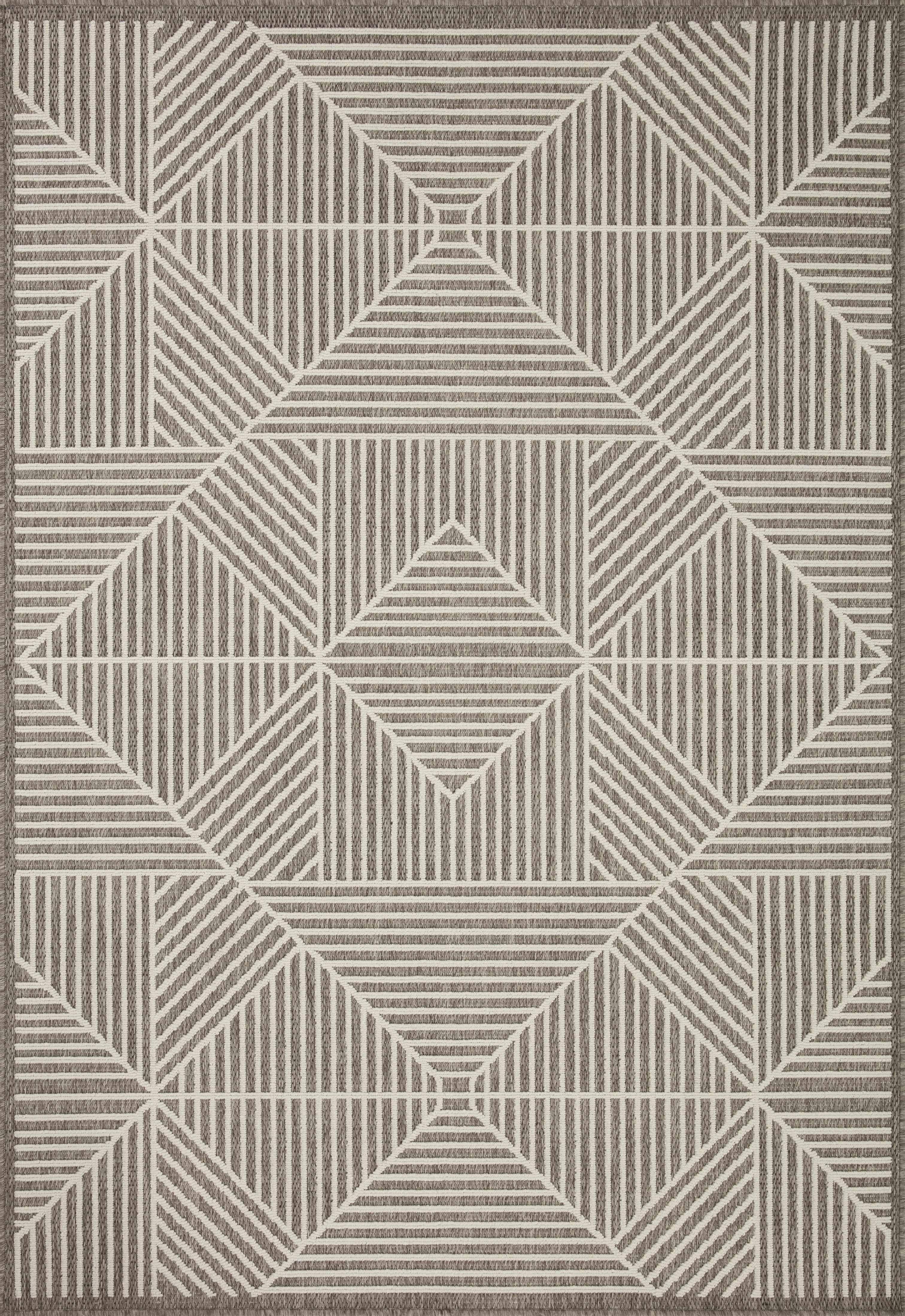 Loloi II Rainier Oriental Natural / Ivory 5'-3" x 7'-7" Area Rug