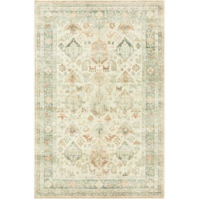 Loloi II Rosette Oriental Beige / Multi Area Rug