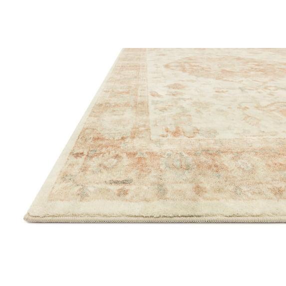Loloi II Rosette Oriental Ivory / Terracotta Area Rug