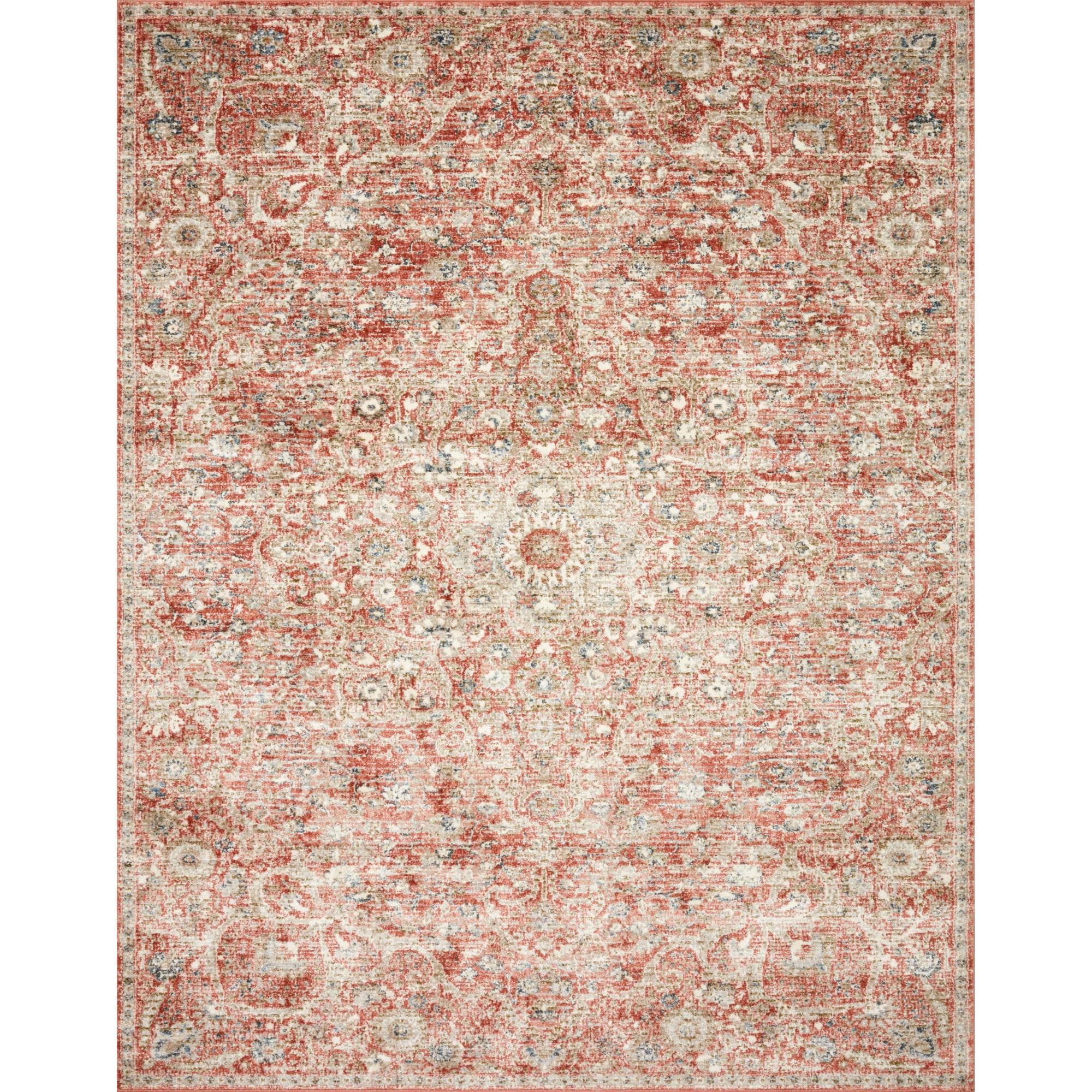 Loloi II Saban SAB-02 Oriental Rust / Beige Area Rug 2'-7" x 4'