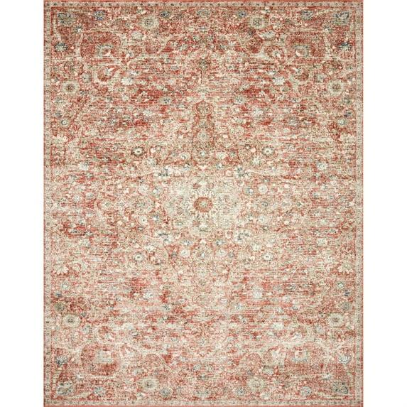 Loloi II Saban SAB-02 Oriental Rust / Beige Area Rug 2'-7" x 4'