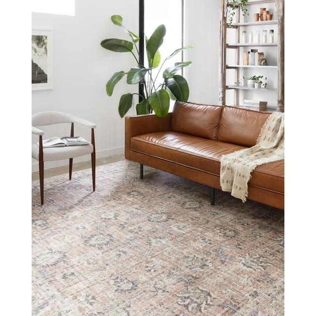 Roze Rug - Blush and Grey / 3'6" x 5'6"