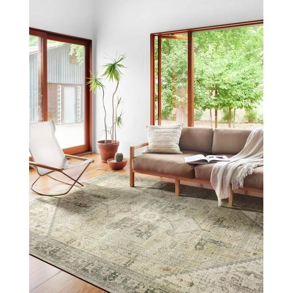 Loloi II Skye SKY-13 Natural / Sand Oriental Area Rug 2'-6" x 7'-6"