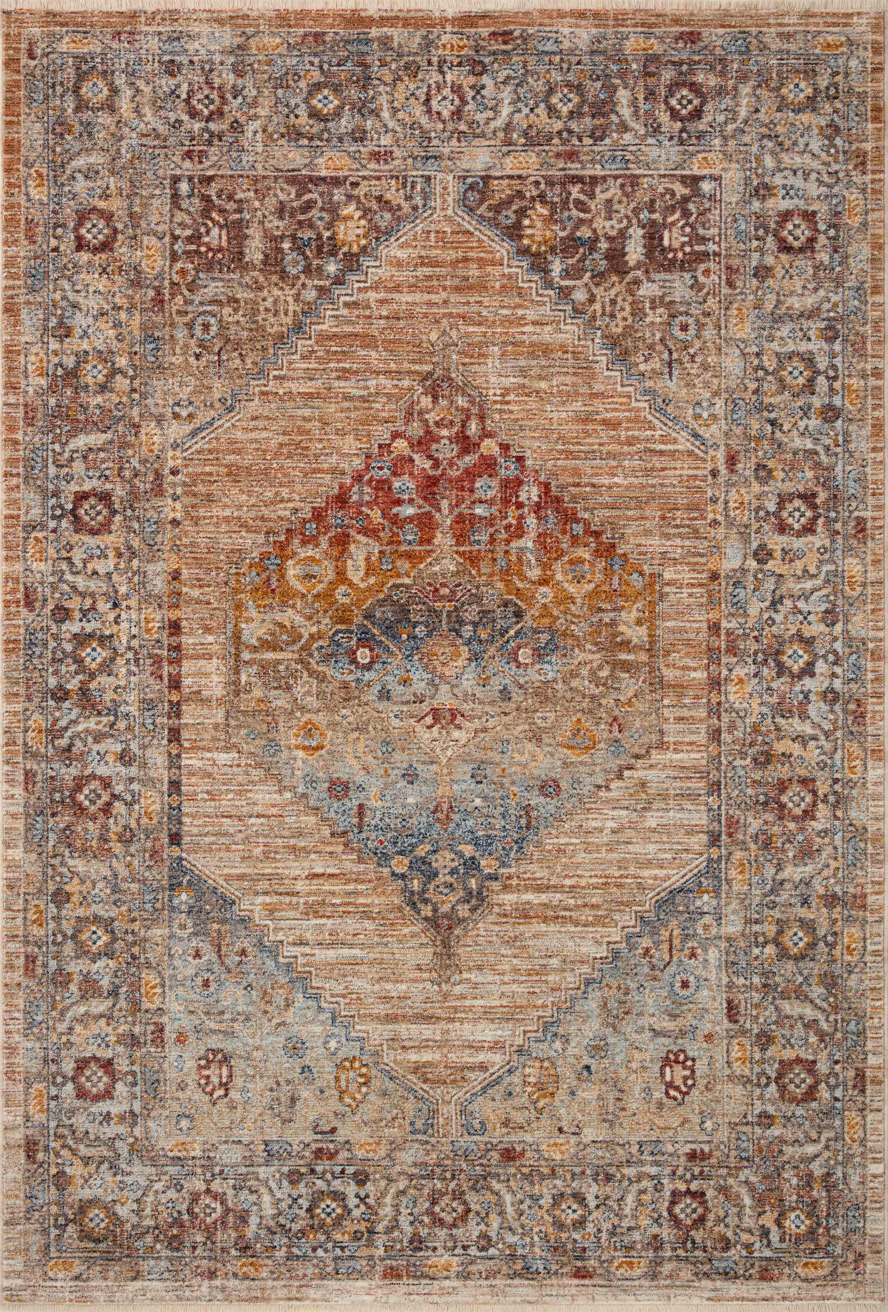 Loloi II Sorrento Multi / Sunset 2'-7" x 10'-0" Area Rug