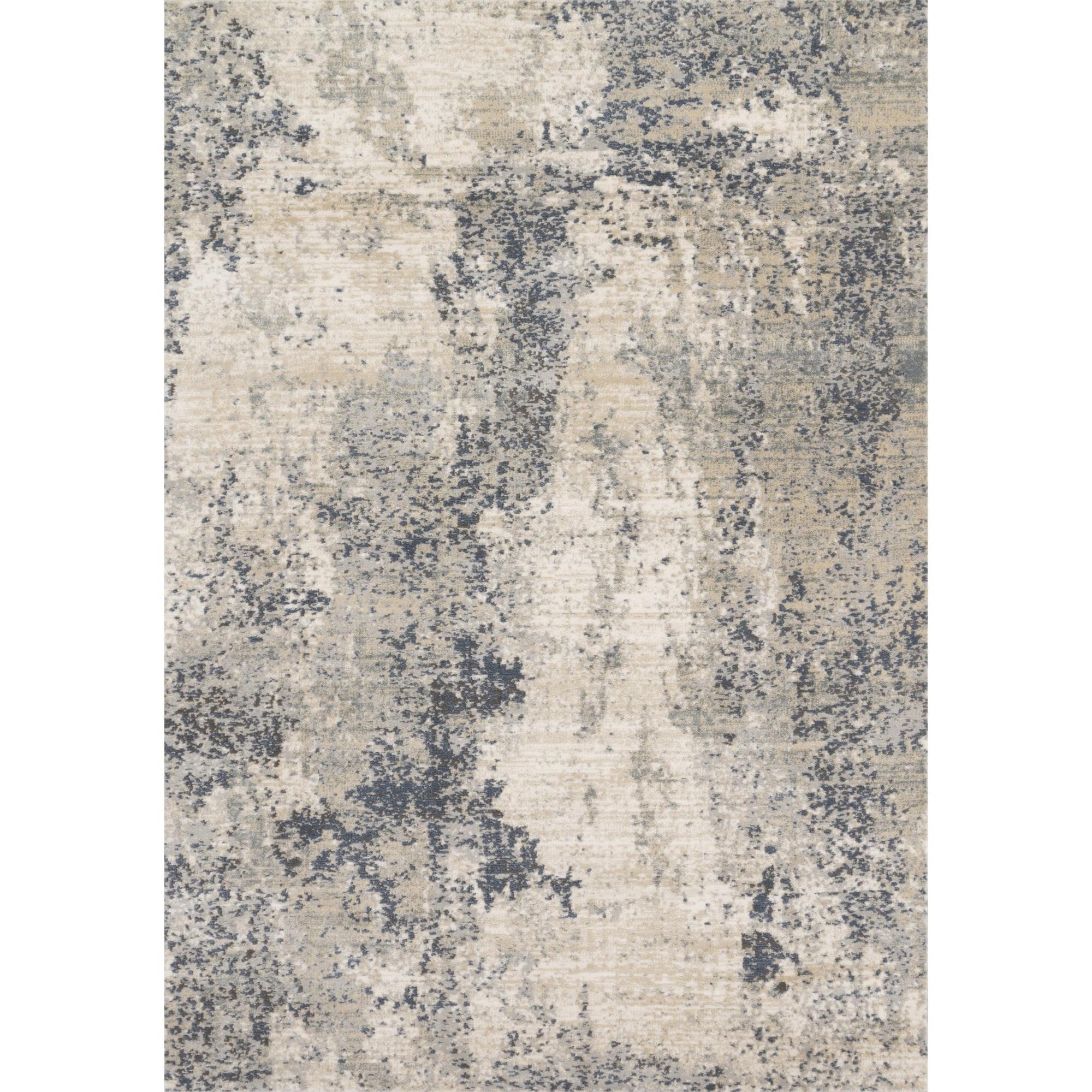 Loloi II Teagan Abstract Natural / Denim Area Rug