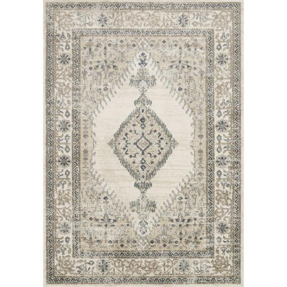 Loloi II Teagan Oriental Oatmeal / Ivory Area Rug