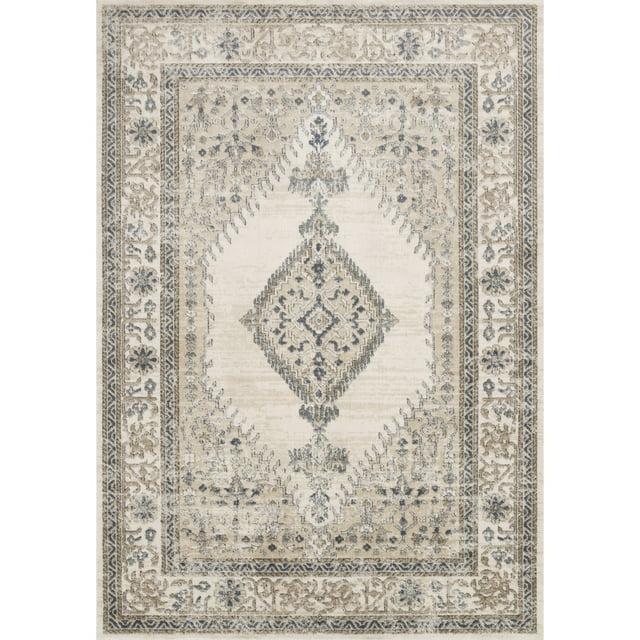 Loloi II Teagan Oriental Oatmeal / Ivory Area Rug
