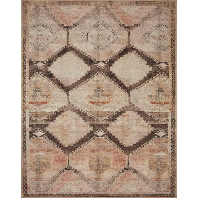 Loloi II Wynter Geometric Traditional Area Rug, Brown, 7'.6" x 9'.6"