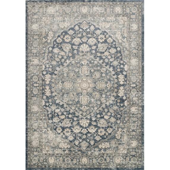 Loloi Teagan Denim / Mist 2'-8" x 4' Accent Rug