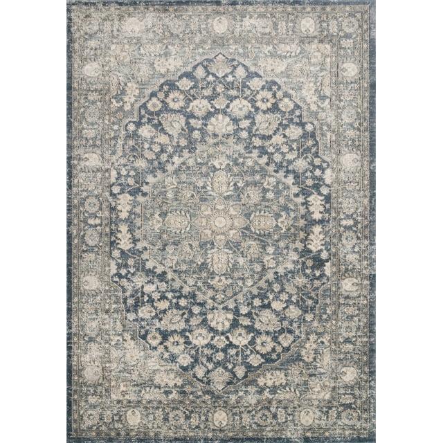Loloi Teagan Denim / Mist 2'-8" x 4' Accent Rug