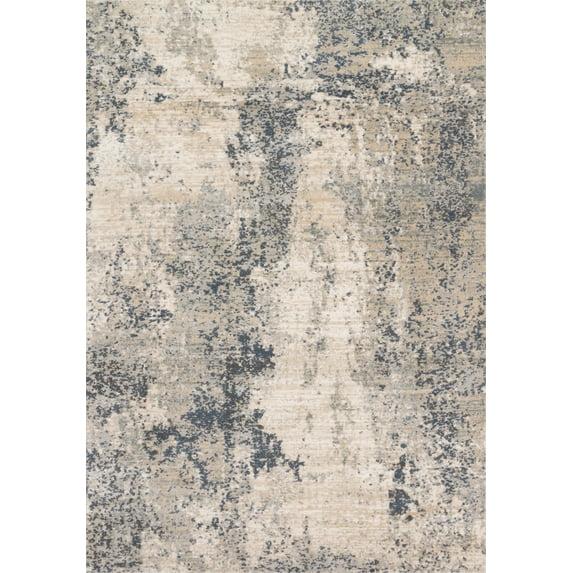 Loloi Teagan Natural / Denim 2'-8" x 7'-6" Runner Rug