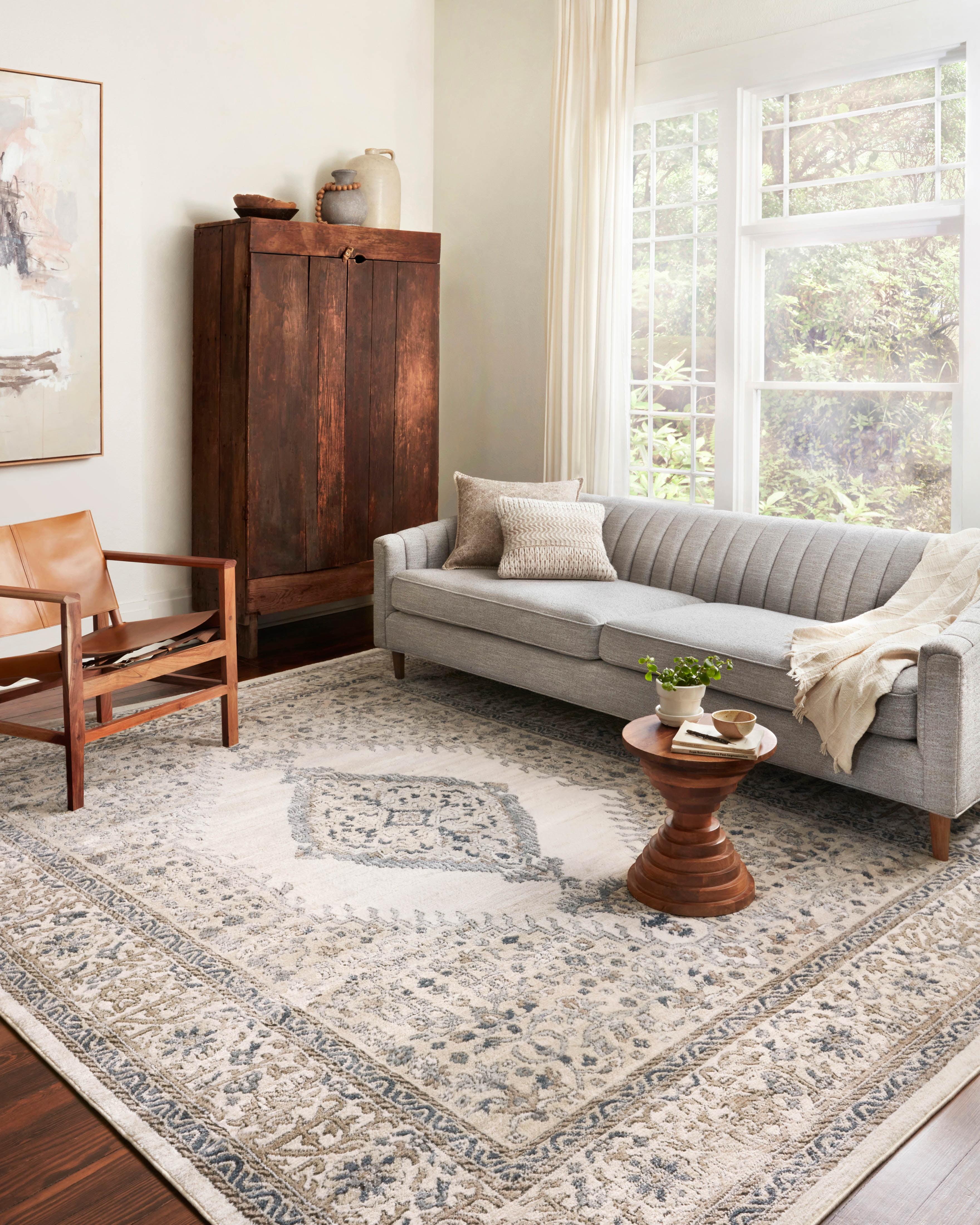 Loloi Teagan Oatmeal / Ivory 11'-6" x 15' Area Rug