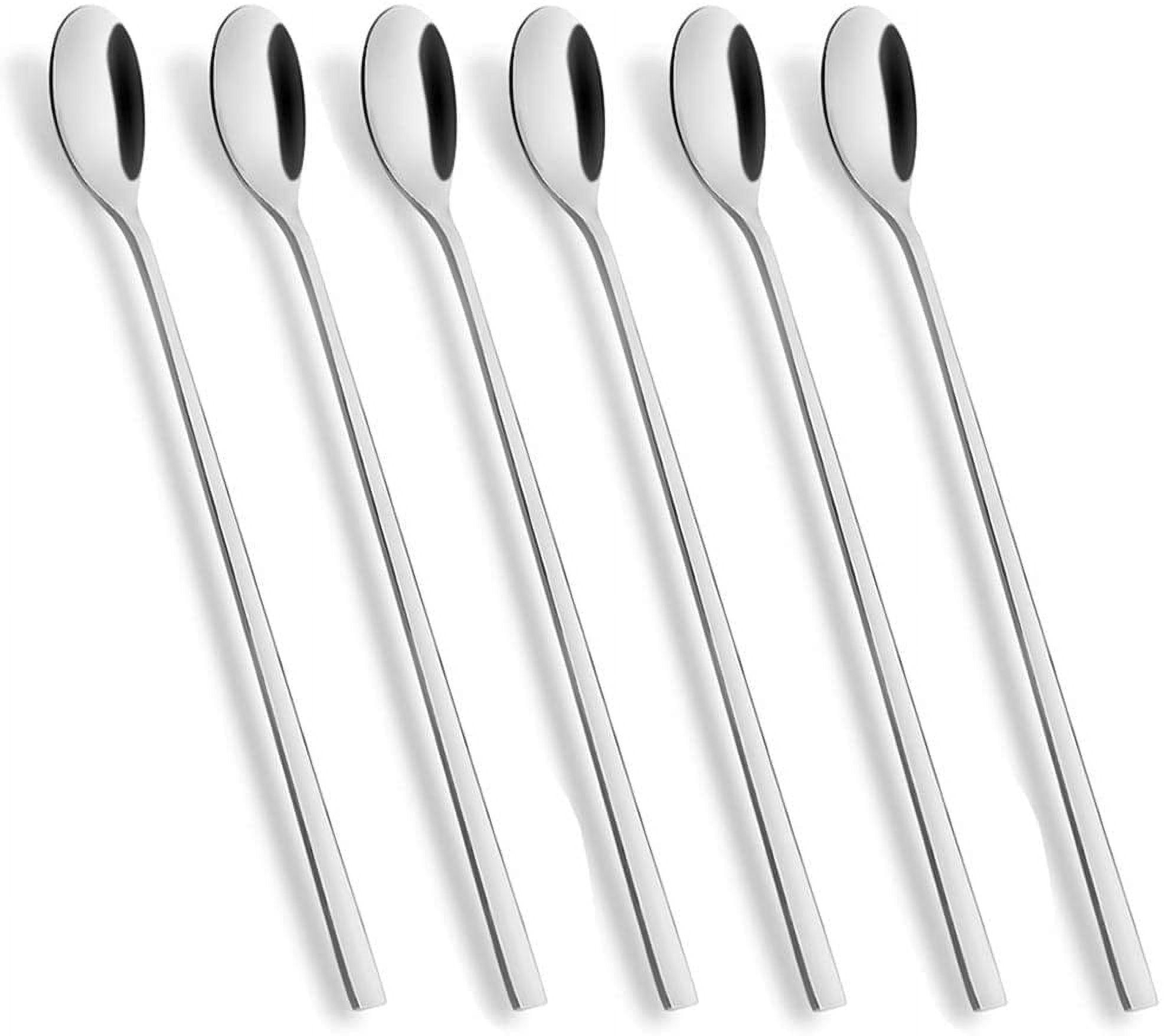 Premium 9-inch Stainless Steel Long Handle Iced Tea Spoons